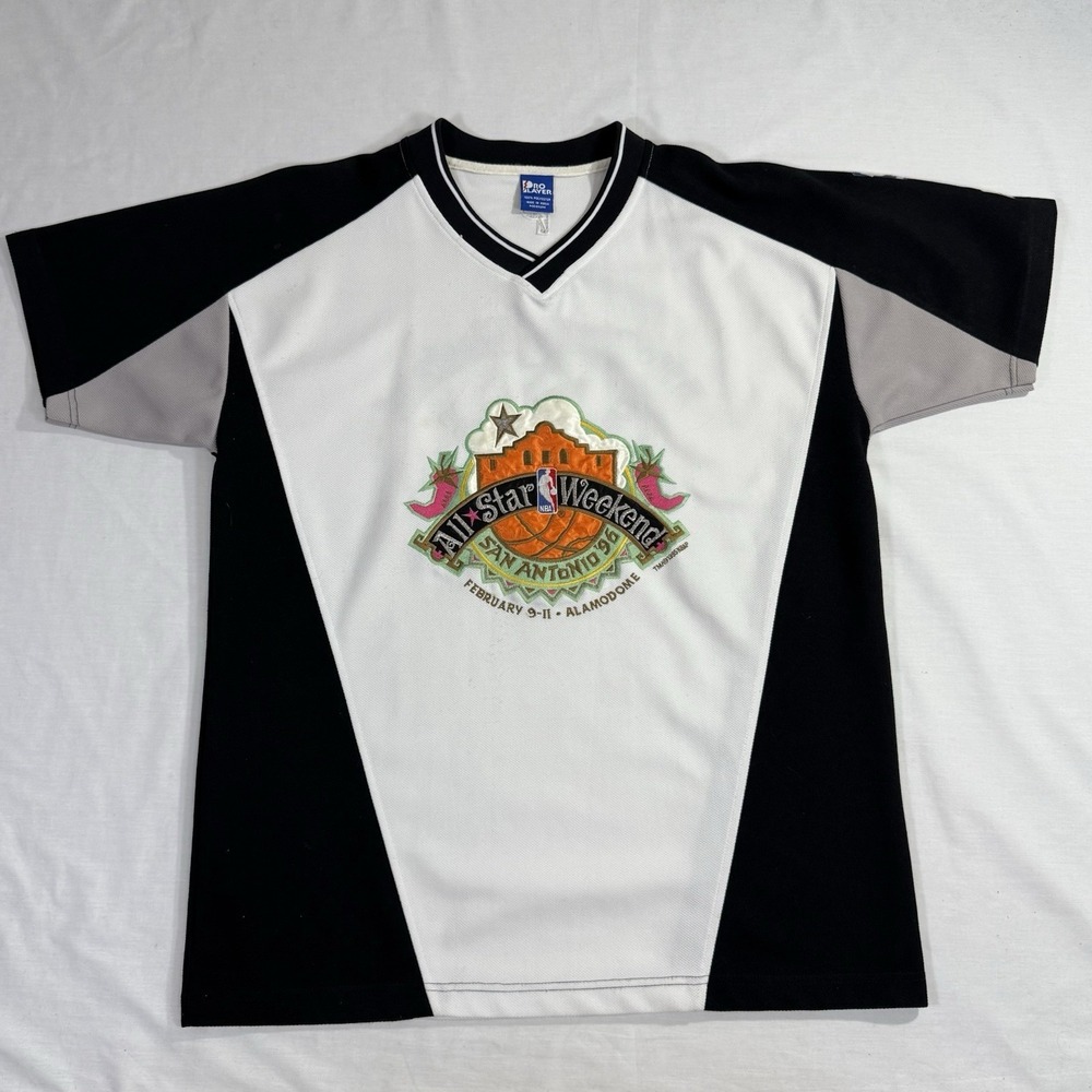 Pro Player NBA All Star Weekend San Antonio 96 Pullover Shooting Jersey Shirt M